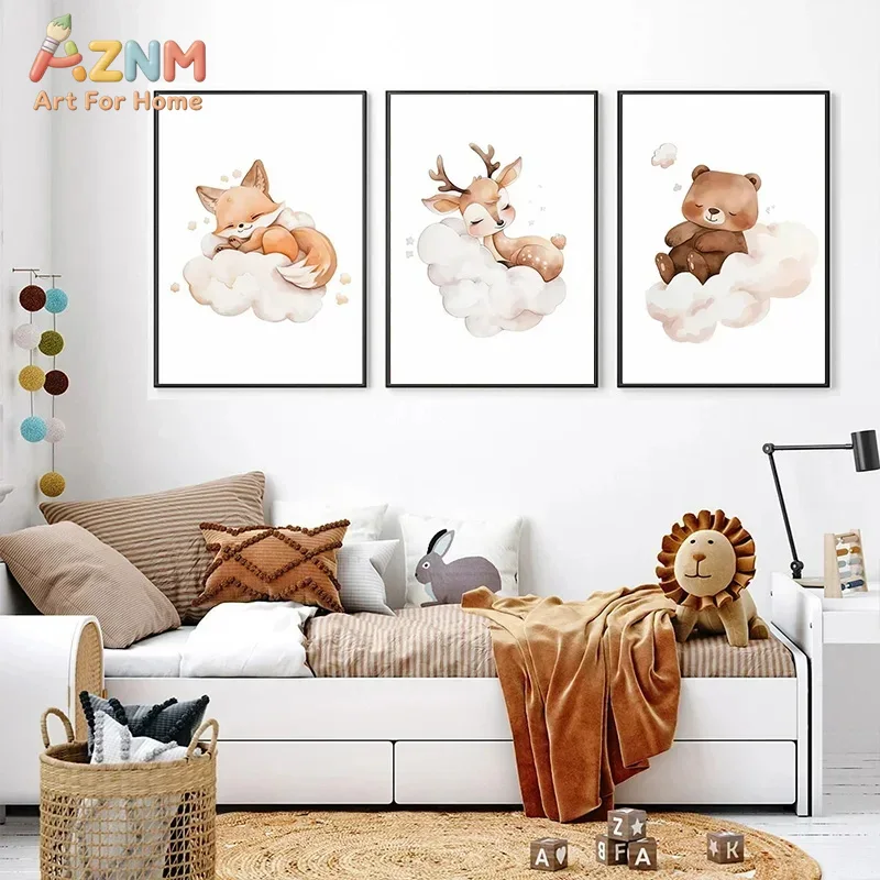 Baby Nursery Frames - AZNM – Impressão em tela de