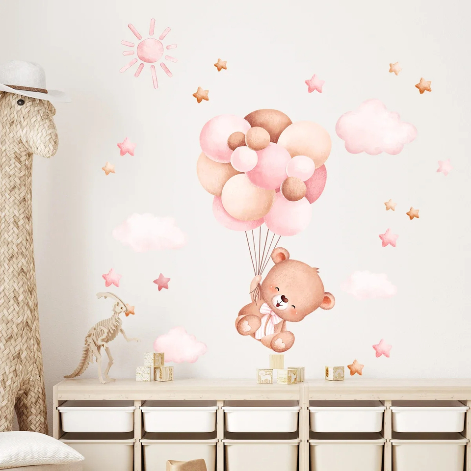 Baby Girl Nursery Quotes - Adesivo de parede com desenho de