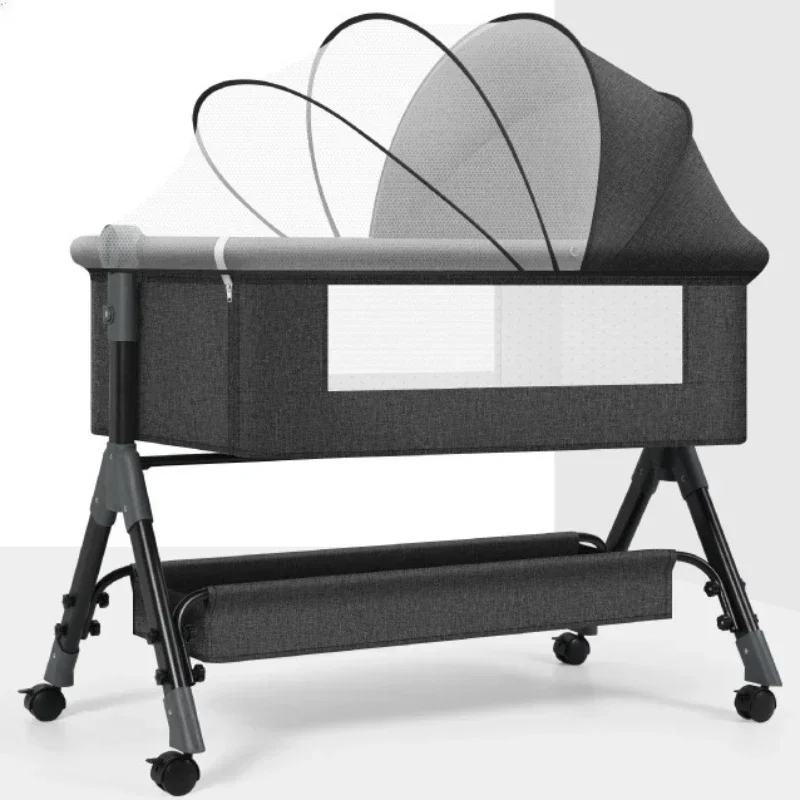 Berço de emenda móvel dobrável - Baby Nursery Trolley avaliação e preço