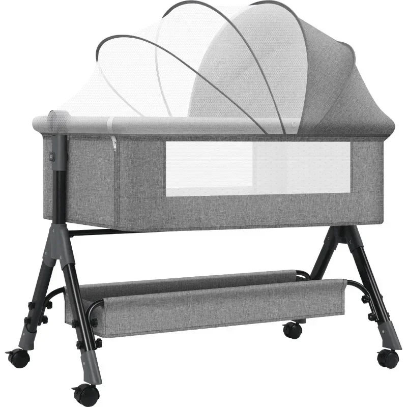 Berço de emenda móvel dobrável - Baby Nursery Trolley avaliação e preço