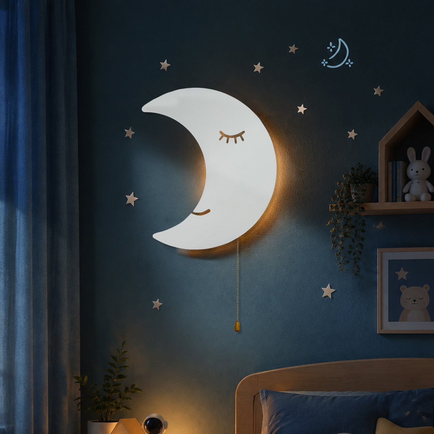 Luz Nuvem - Luminária de Pared - Baby Nursery Wall Lights avaliação e preço