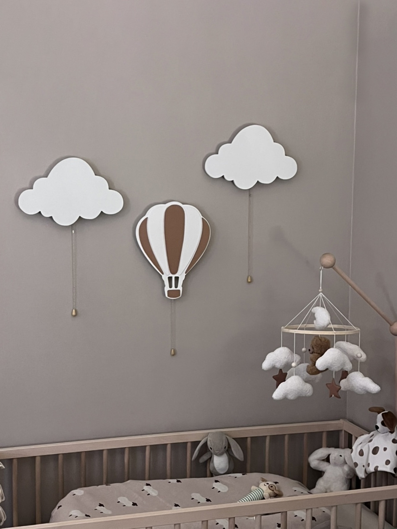 Luz Nuvem - Luminária de Pared - Baby Nursery Wall Lights avaliação e preço