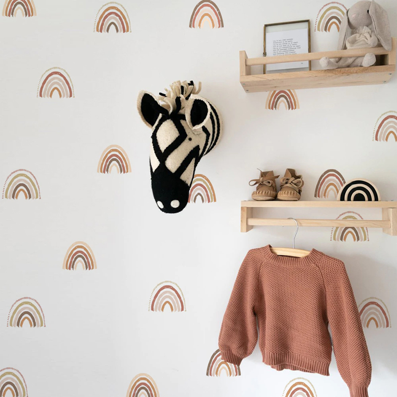 Boho arco-íris decalques de pa - Baby Nursery Decor Girl avaliação e preço