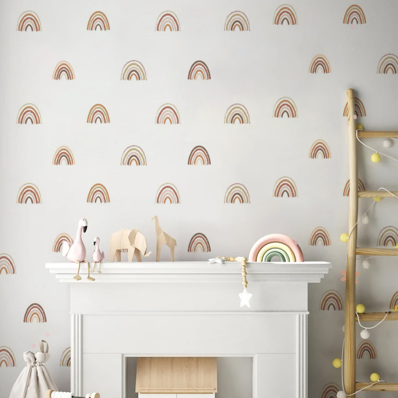 Boho arco-íris decalques de pa - Baby Nursery Decor Girl avaliação e preço