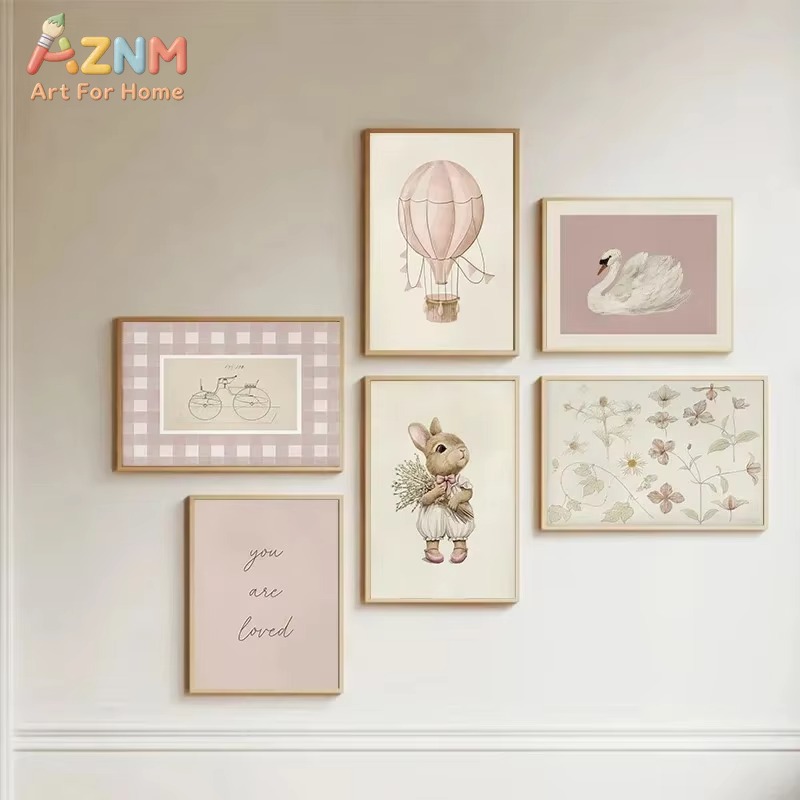 Quadro de parede em tela com t - Baby Nursery Frames avaliação e preço