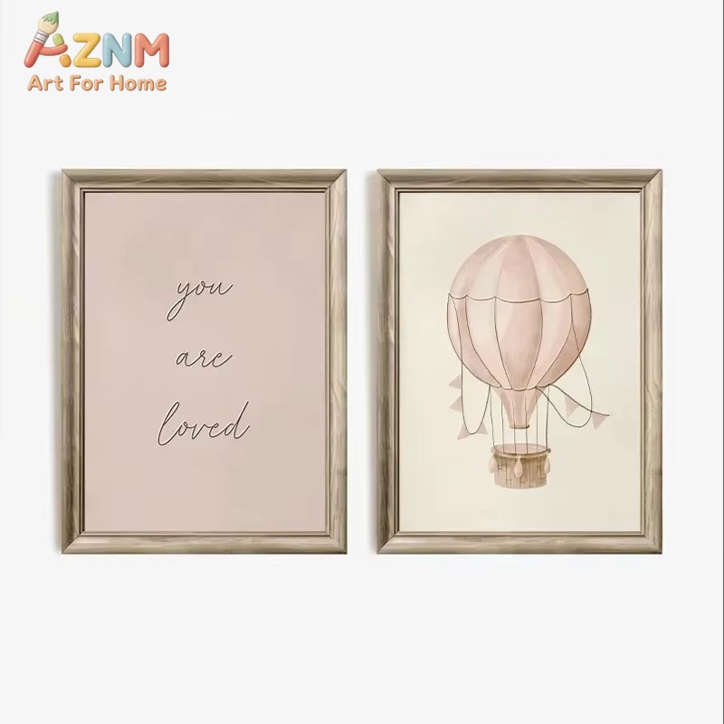 Quadro de parede em tela com t - Baby Nursery Frames avaliação e preço