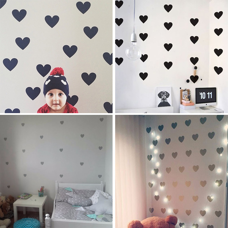 Coração adesivos decorativos p - Baby Girl Nursery Quotes avaliação e preço