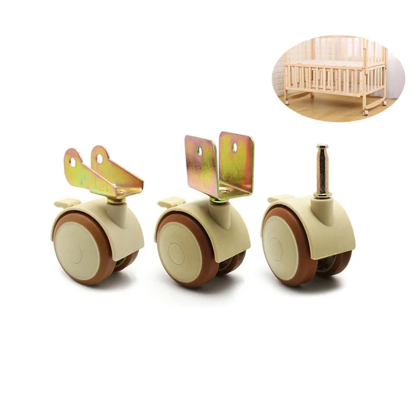 4 Peças Rodízios Giratórios de - Baby Nursery Trolley avaliação e preço