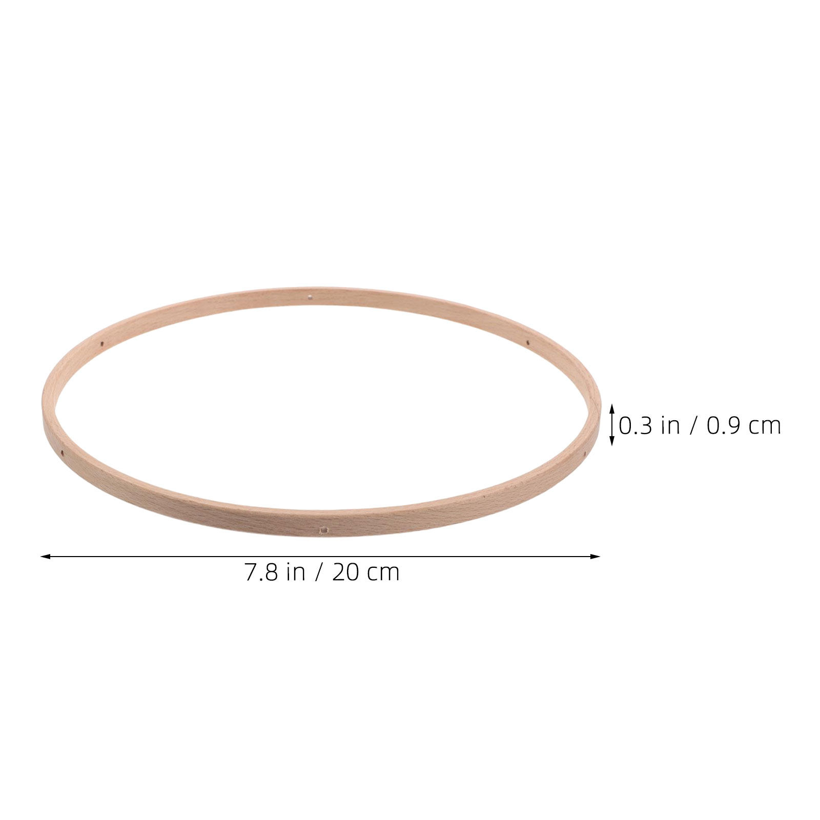 Suporte Circular de Bambu de 7 - Baby Nursery Frames avaliação e preço