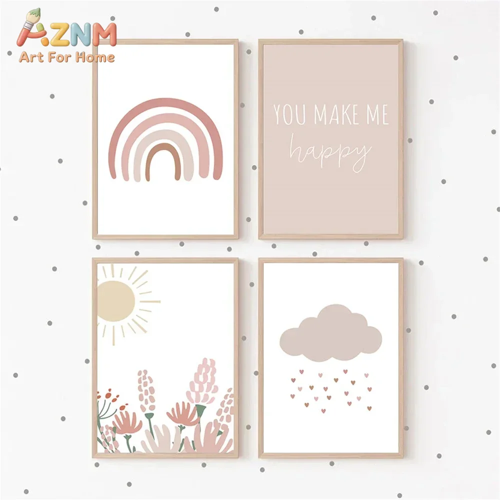 AZNM Pôster de Arte de Parede  - Baby Girl Nursery Quotes avaliação e preço