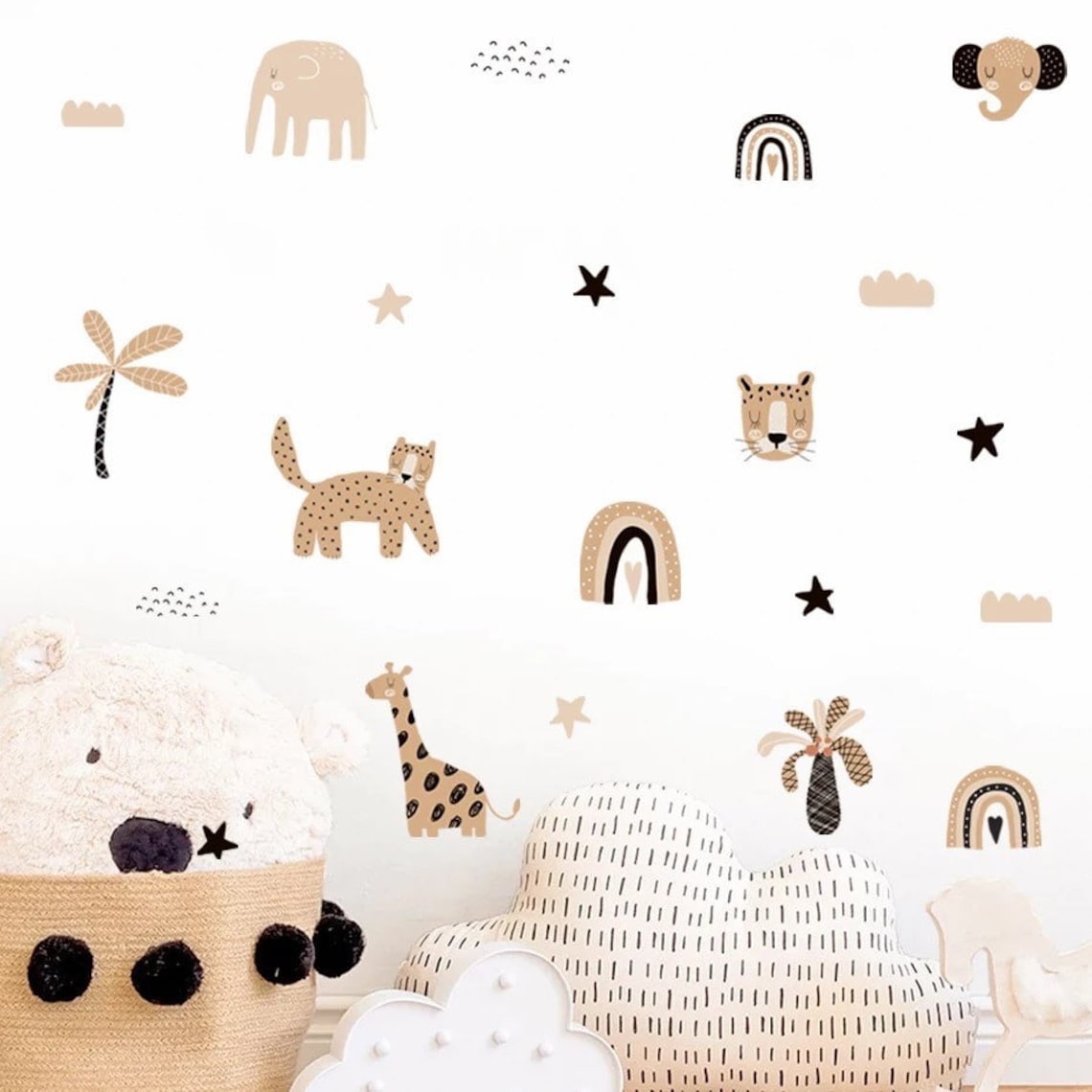 Adesivos de Parede Boho com Ar - Baby Nursery Decor Girl avaliação e preço